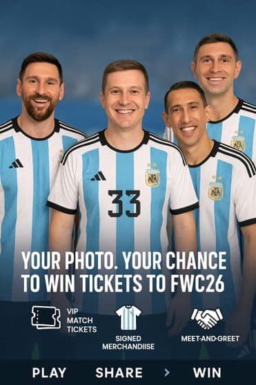 Chance to win prizes screen