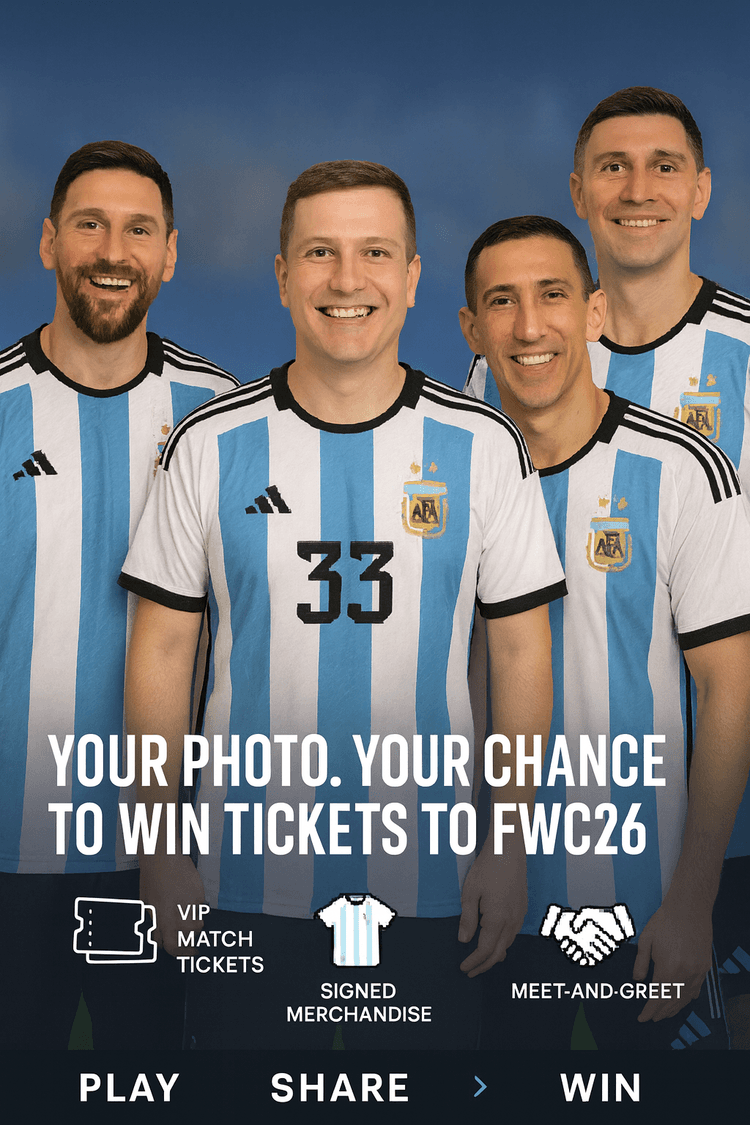 Chance to win prizes screen